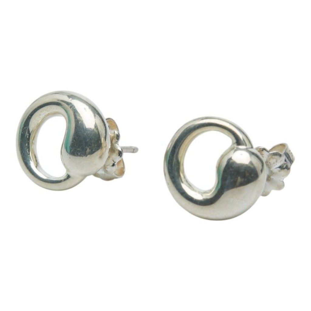 Tiffany & Co Eternal Circle Stud Earrings Sv 925 Silver